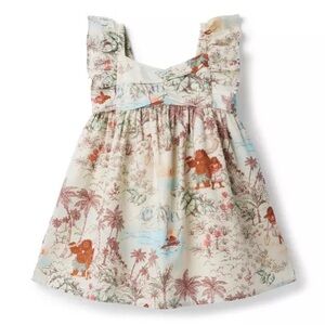 NWT Janie and Jack x Disney Moana Beyond The Sea Dress Birch Beyond The Sea